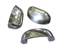 Aluminium Die-Cast Components - Polished Furniture Fittings